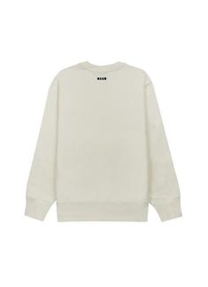 25FW 엠에스지엠 긴팔 티셔츠 3940MM12325779502 WHITE DOM 썸네일 2