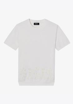25SS 아페쎄 스웨터 COHGEF23428AAC WHITE DOM 썸네일 1