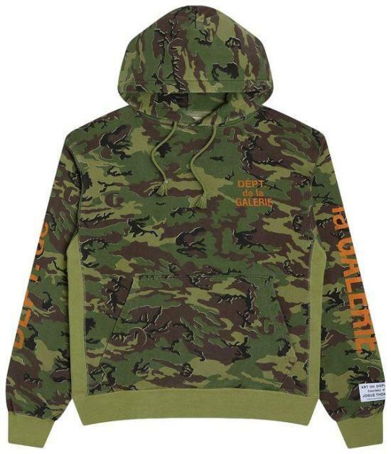 25FW 갤러리 디파트먼트 후드 티셔츠 DGH50045ERDLCAMO ERDL CAMO DOM - Gallery Dept.