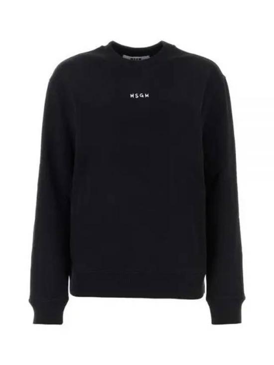 엠에스지엠 긴팔 티셔츠 3541MDM55123779999 BLACK DOM - MSGM