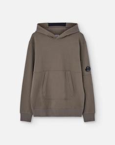 씨피 컴퍼니 다이애그널 레이즈드 플리스 렌즈 후드 티셔츠 17CMSS024A005086W359 WALNUT DOM 썸네일 1