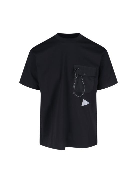 25SS 앤드원더 반팔 티셔츠 5745184094010 BLACK DOM - and Wander