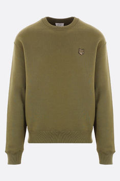 메종키츠네 볼드 폭스 헤드 패치 컴포트 스웨트셔츠 MM00316KM0307P384 MILITARY GREEN DOM 썸네일 1