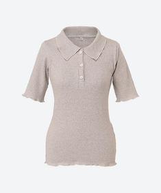 25FW 베이스레인지 폴로 티셔츠 TTDPRCRWI25 GREY MELANGE DOM 썸네일 1
