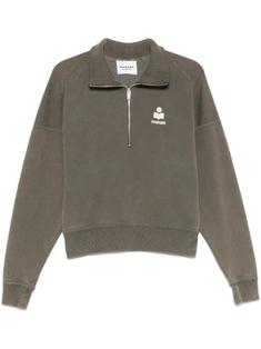 25FW 이자벨마랑 로스 로고 스웨트셔츠 SW0093FAC3M07EDBEC DARK BRONZE ECRU DOM 썸네일 1
