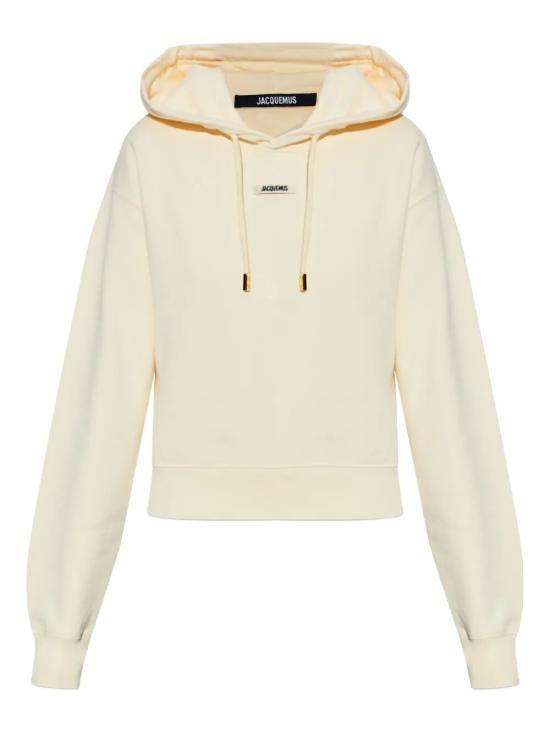 25FW 자크뮈스 르 그로그랭 후드 티셔츠 HOW00247AJ00109130 LIGHT BEIGE DOM - Jacquemus