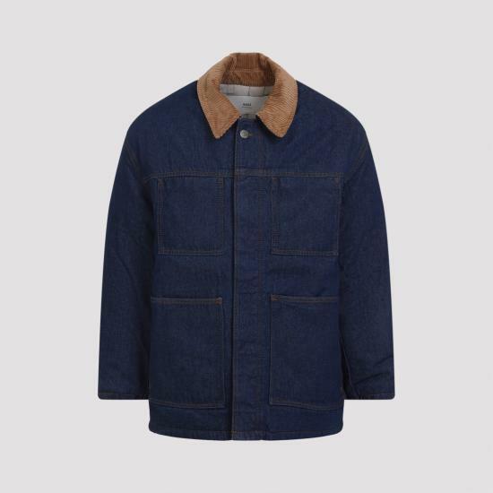 25FW 아미 패딩 워커 자켓 UJK834DE0104402 INDIGO DOM - Ami