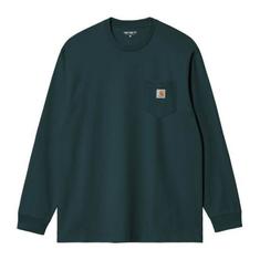 25FW 칼하트 WIP 롱슬리브 포켓 티셔츠 I0304370AUXX DEEP LAGOON DOM 썸네일 1