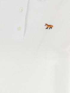 메종키츠네 베이비 폭스 패치 레귤러 폴로 OW00207KJ7010P100 WHITE DOM 썸네일 4