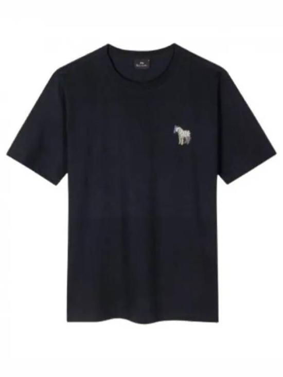 폴 스미스 지브라 패치 반팔 M2R011RNP468649 BLUE DOM - Paul Smith