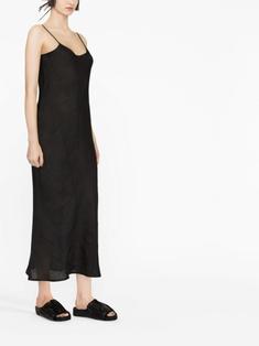 25SS 베이스레인지 롱 원피스 DRDYSL000 BLACK DOM 썸네일 3