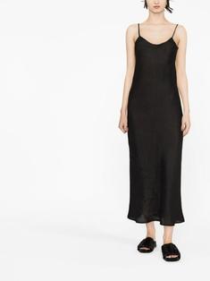 25SS 베이스레인지 롱 원피스 DRDYSL000 BLACK DOM 썸네일 2