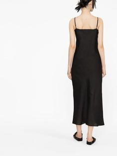 25SS 베이스레인지 롱 원피스 DRDYSL000 BLACK DOM 썸네일 4