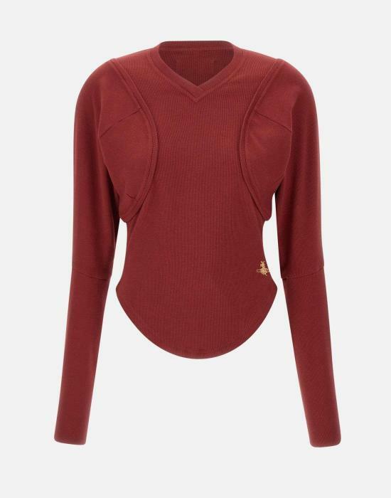 25FW 비비안웨스트우드 긴팔 티셔츠 3G010045J009CF407 MULTICOLOR DOM - Vivienne Westwood