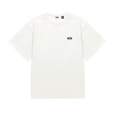 25SS 난가 반팔 티셔츠 ECOHYBRIDBOXLOGOEMBROIDERYTEE WHITE DOM 썸네일 1