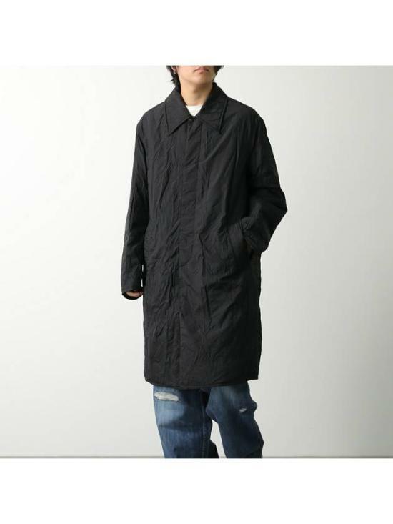 아워레가시 코트 M4241BSB SHINING BLACK CRINKLE SOLARO DOM - Our Legacy