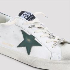 26SS 골든구스 슈퍼스타 스니커즈 GMF00101F00811310502 WHITE GREEN DOM 썸네일 6