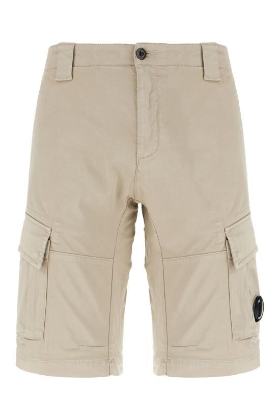 25SS 씨피 컴퍼니 스트레치 사틴 카고 쇼츠 18CMBE116A005694G327 - CP company