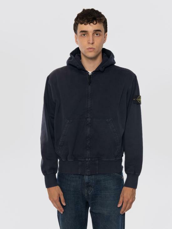 25FW 스톤 아일랜드 후드 티셔츠 K2S156100017S0184V0126 INK BLUE DOM - Stone Island