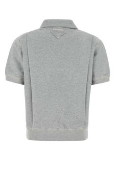 25FW 프라다 폴로 티셔츠 134720SOOO173JF0684 GRAY DOM 썸네일 2