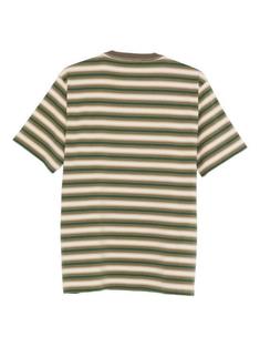 25FW 오라리 반팔 티셔츠 A25AT02GJ FADE BROWN STRIPE DOM 썸네일 2
