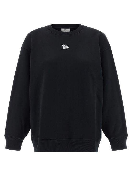 25FW 메종키츠네 베이비 폭스 오버사이즈 스웨트셔츠 OW00301KM0341P199 BLACK DOM - Maison Kitsune