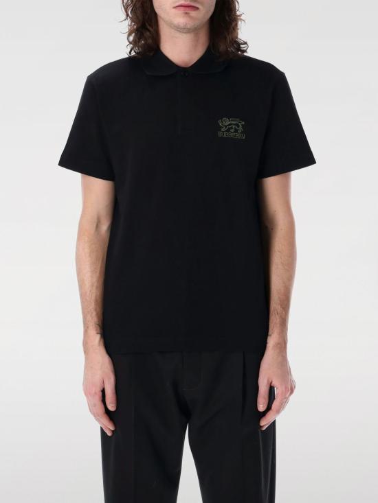 25SS 버버리 폴로 티셔츠 8102292 BLACK DOM - Burberry