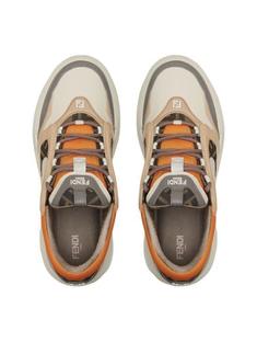 26SS 펜디 포스 스니커즈 7E1728AU20F1V86 CLAY LATTE ORANGE DOM 썸네일 4