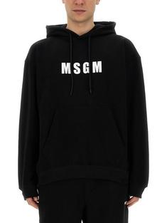 엠에스지엠 후드 티셔츠 3640MM12724700099 BLACK DOM 썸네일 1
