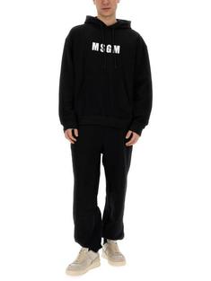 엠에스지엠 후드 티셔츠 3640MM12724700099 BLACK DOM 썸네일 2