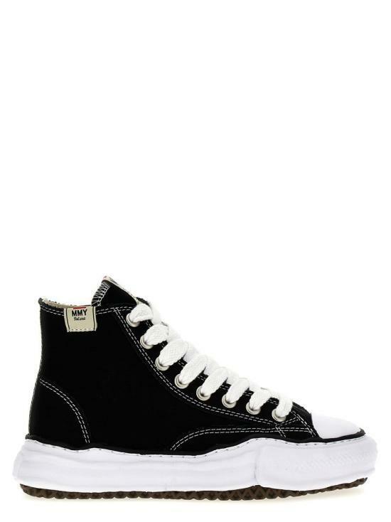 25FW 메종 미하라 야스히로 피터슨 OG 솔 캔버스 하이탑 A01FW701BLACK DOM - Mihara Yasuhiro