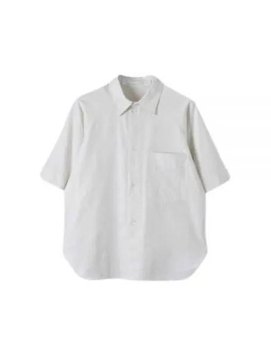 마가렛호웰 반팔 셔츠 MESH0509S24LBCOFW OFF WHITE DOM - Margaret Howell