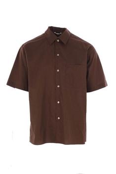 25SS 오라리 반팔 셔츠 A25SS03TL DARK BROWN DOM 썸네일 1