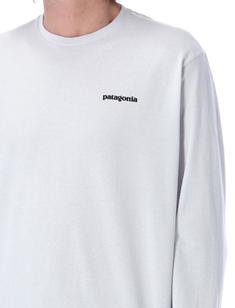파타고니아 P 6 로고 긴팔 티셔츠 38518WHI DOM 썸네일 3
