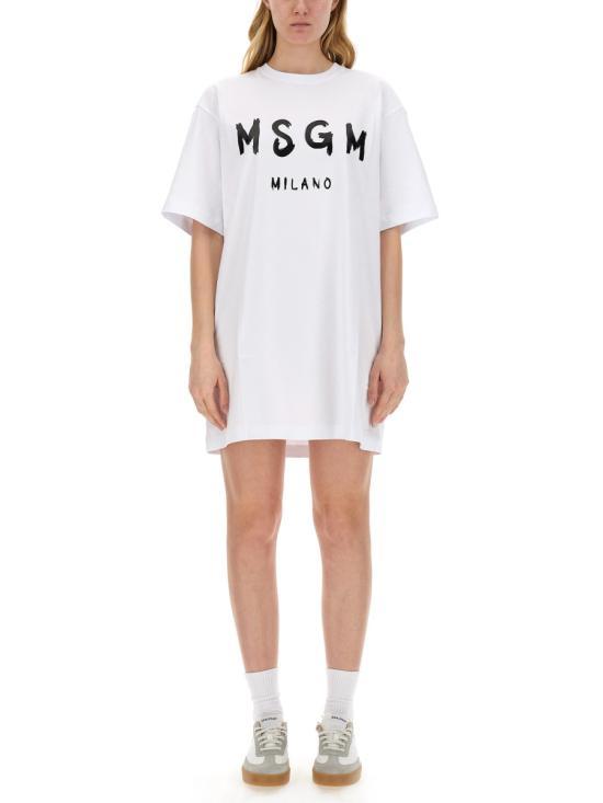 25SS 엠에스지엠 숏 원피스 2000MDA51020000201 WHITE DOM - MSGM