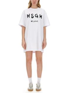 25SS 엠에스지엠 숏 원피스 2000MDA51020000201 WHITE DOM 썸네일 1