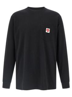 25FW 칼하트 WIP 포켓 롱 슬리브 티셔츠 I0353001V2XX BLACK RED DOM 썸네일 1