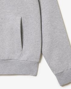 25FW 라코스테 오가닉 코튼 후드 티셔츠 SH9623CCA GRAY DOM 썸네일 3