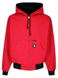25FW 칼하트 WIP OG 액티브 캔버스 자켓 I0364123GJ02 BLACK USA RED DOM 썸네일 4
