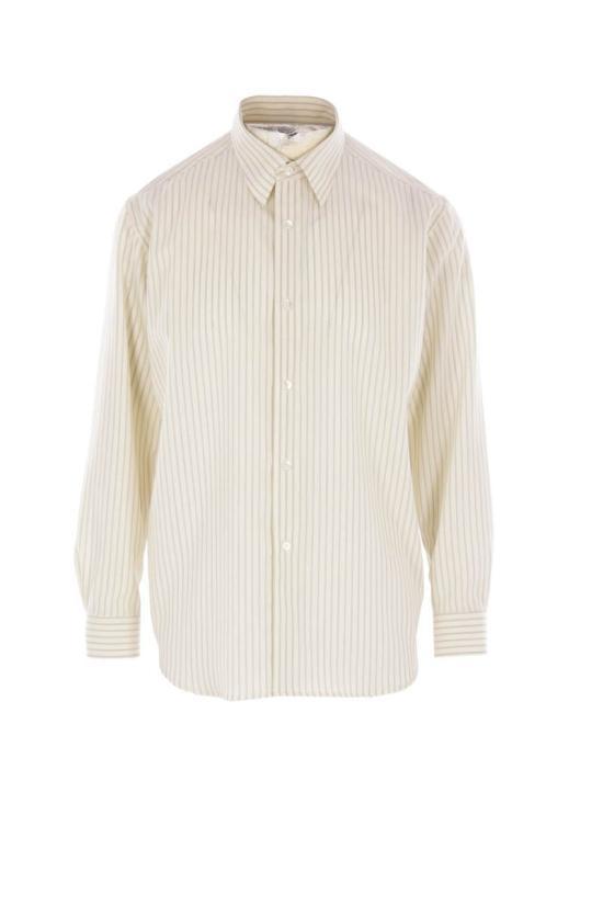 25SS 오라리 긴팔 셔츠 A25SS01WW GREEN STRIPE DOM - Auralee