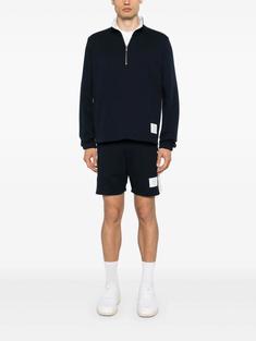 26SS 톰브라운 4바 저지 하프집 풀오버 MJT503A03037415 NAVY DOM 썸네일 2