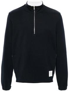 26SS 톰브라운 4바 저지 하프집 풀오버 MJT503A03037415 NAVY DOM 썸네일 1