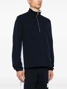 26SS 톰브라운 4바 저지 하프집 풀오버 MJT503A03037415 NAVY DOM 썸네일 3