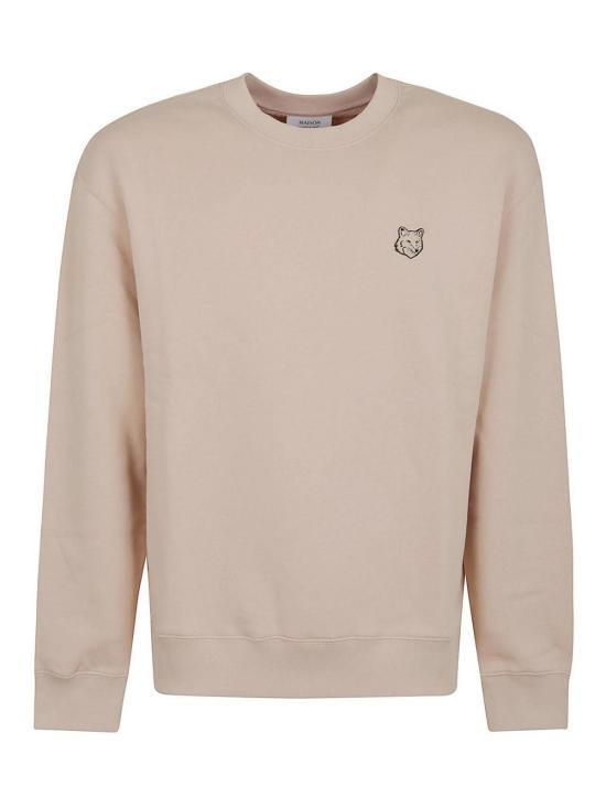 25SS 메종키츠네 볼드 폭스 헤드 패치 컴포트 스웨트셔츠 MM00316KM0321P213 SMOKE DOM - Maison Kitsune