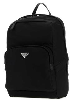 26SS 프라다 삼각로고 리나일론 앤 사피아노 레더 백팩 2VZ1042DMGF0002 BLACK DOM 썸네일 2