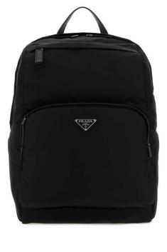 26SS 프라다 삼각로고 리나일론 앤 사피아노 레더 백팩 2VZ1042DMGF0002 BLACK DOM 썸네일 1