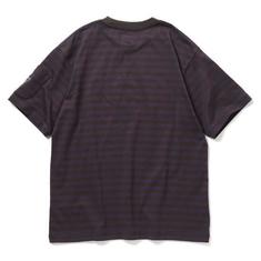 25SS 니들스 스트라이프 저지 크루넥 티셔츠 QV364 PURPLE CHARCOAL DOM 썸네일 2