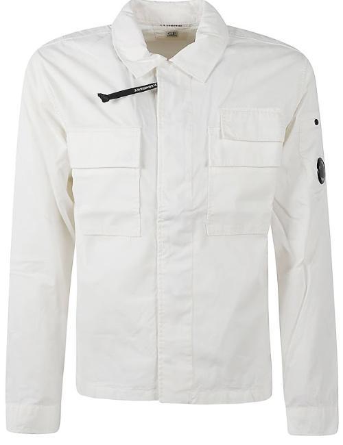 25SS 씨피 컴퍼니 긴팔 셔츠 18CMSH128A110143G103 GAUZE WHITE DOM - CP company