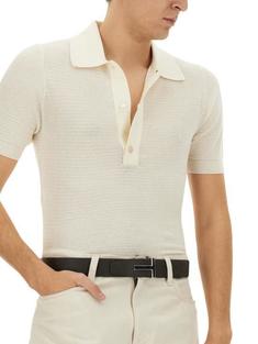 25SS 톰포드 폴로 티셔츠 KPS019YMC026S25XAWAW AVORIO DOM 썸네일 4