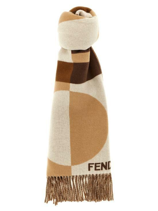 25FW 펜디 머플러 스카프 FXT461AYKTF0X2L CAMEL MULTI COLOR DOM - Fendi